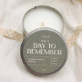 Candle for an unforgettable day / Candle Gift