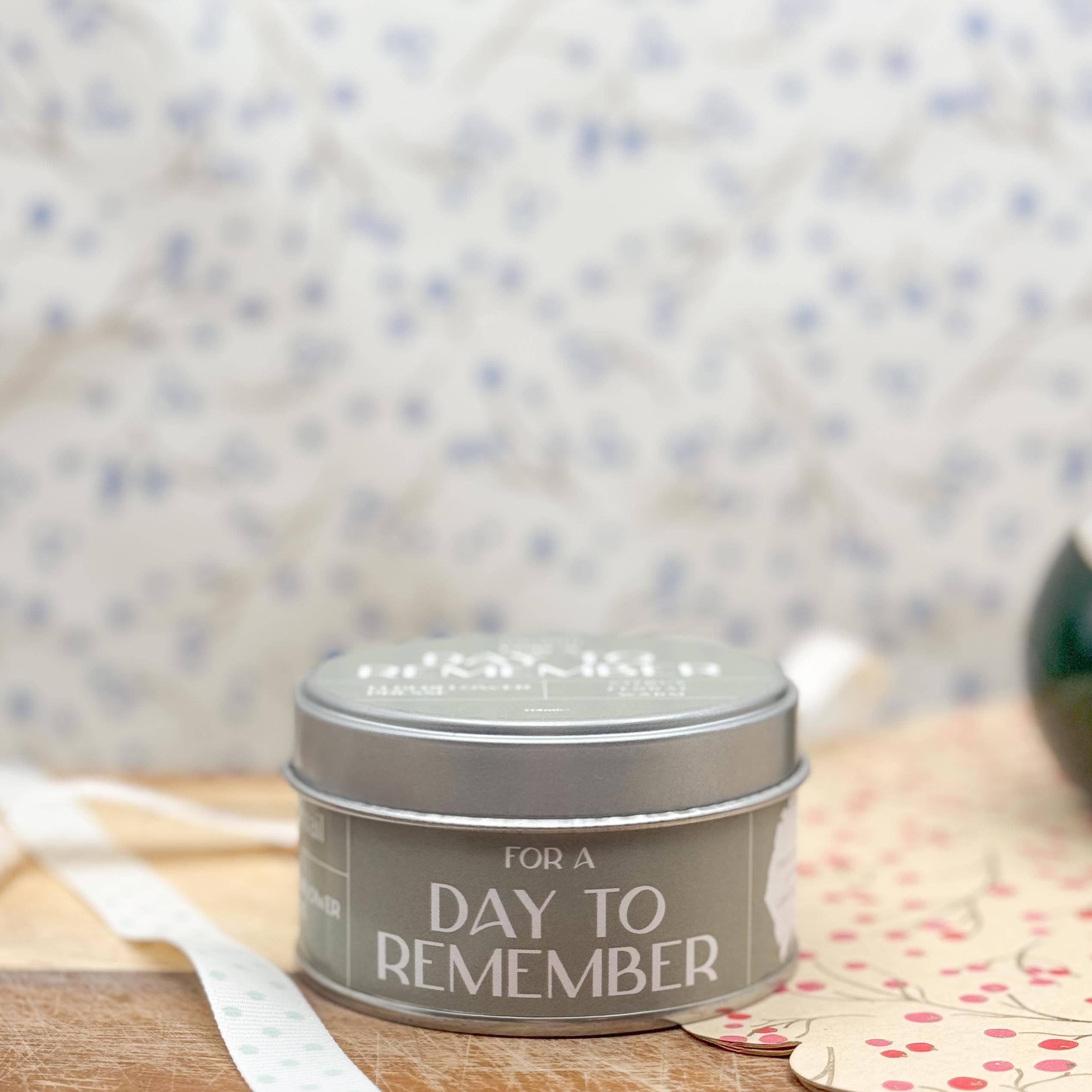 Candle for an unforgettable day / Candle Gift